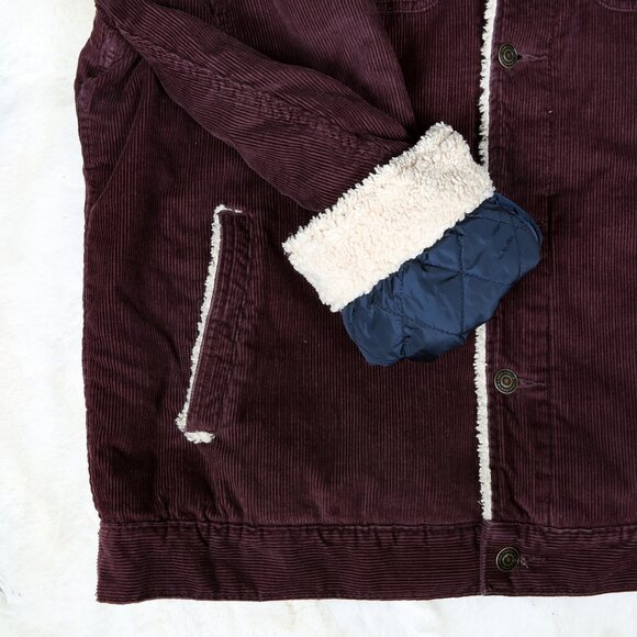 MARINE LAYER Boise Corduroy Sherpa Trucker Jacket - Picture 8 of 16